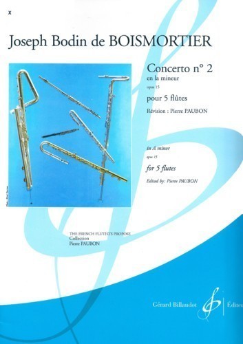 Boismortier, JB :: Concerto No. 2 en la mineur [Concerto No. 2 in A minor]