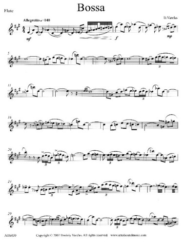Bossa Flute Page 1