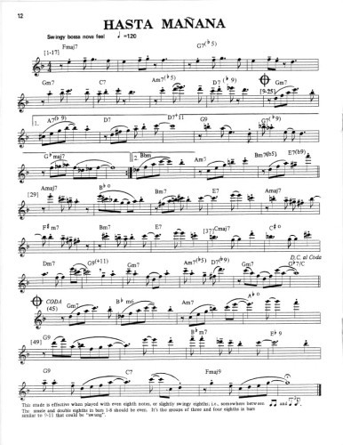 Holcombe, B :: 12 Jazz Etudes for Flute Intermediate