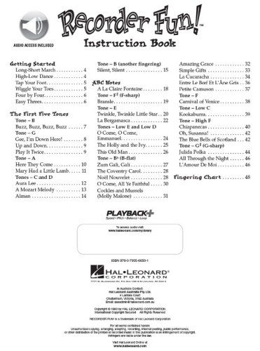 Various :: Recorder Fun! Instruction Book