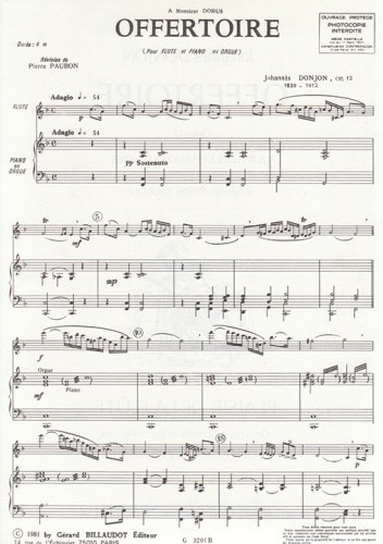 Offertoire Op. 12 - Score