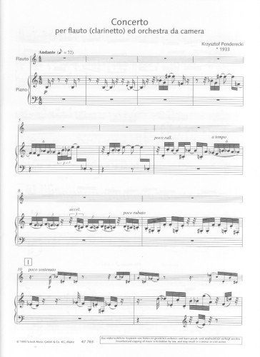 Penderecki, K :: Concerto