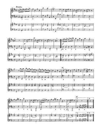 Sonata H-Moll TWV 41:h3 - Score - Presto
