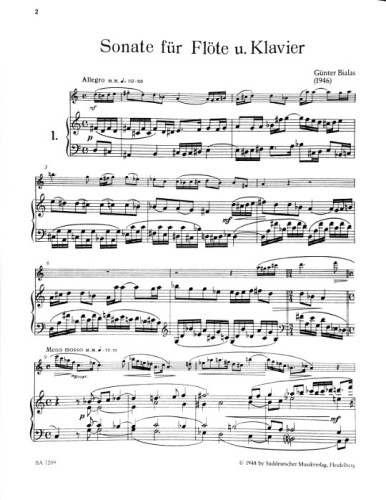 Sonate Score