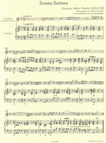 12 Sonatas Op. 1 Vol. 3 Score