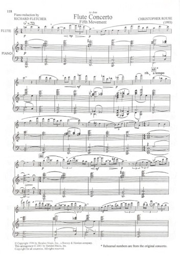 Rouse, C :: Flute Concerto