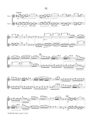 Six Melodic Duets Opus 145 - Letter C Mvmt III