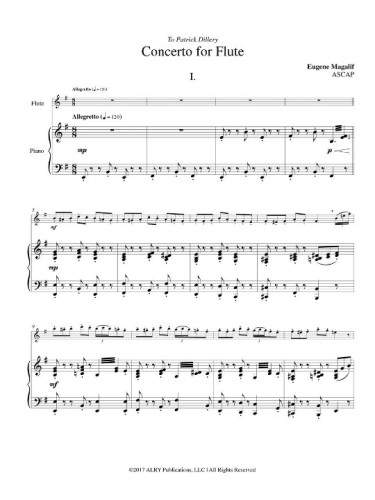 Concerto for Flute Page 1