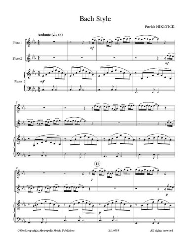 Bach Style Page 1