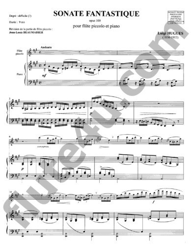 Hugues, L :: Sonate fantastique opus 100