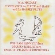W.A. Mozart Concertos for Flute and Harp and for Basset Flute