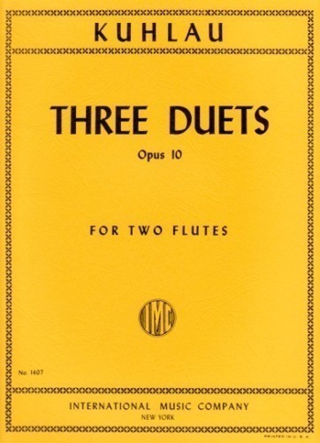 Kuhlau, F :: Three Duets op. 10