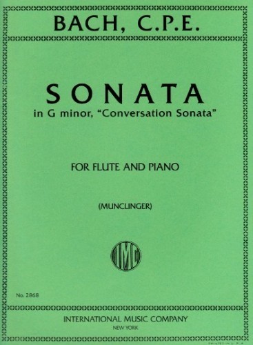 Bach, CPE :: Sonata in G minor 'Conversation Sonata'