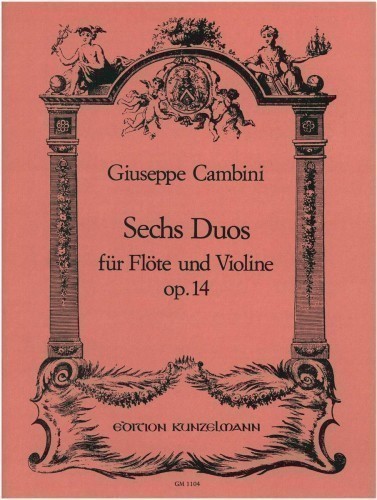 Cambini, G :: Sechs Duos [6 Duos] op. 14