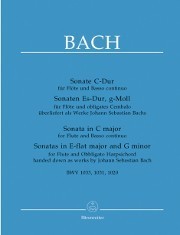 Bach, JS :: Sonate C-Dur | Sonate Es-Dur | Sonate g-Moll [Sonata in C major | Sonata in E-flat major | Sonata in G minor]