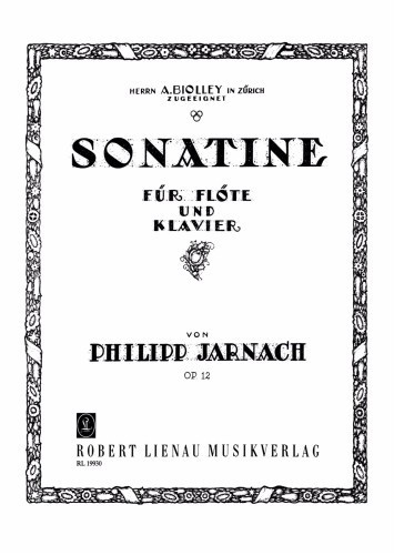 Jarnach, P :: Sonatine op. 12