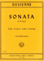 Devienne, F :: Sonata in D major
