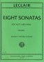 Leclair, JM :: Eight Sonatas Vol. I