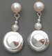 Earrings - Tiny Trill Key with Pearl