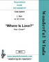 Bart, L :: 'Where Is Love?' from 'Oliver!'
