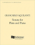 Aquilanti, G :: Sonata for Flute and Piano