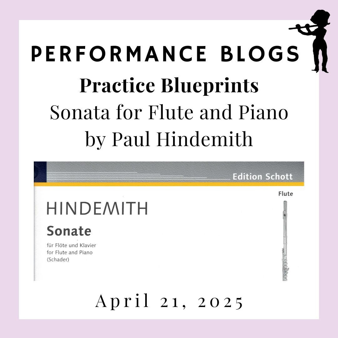 Practice Blueprints – Sonata for Flute and Piano by Paul Hindemith