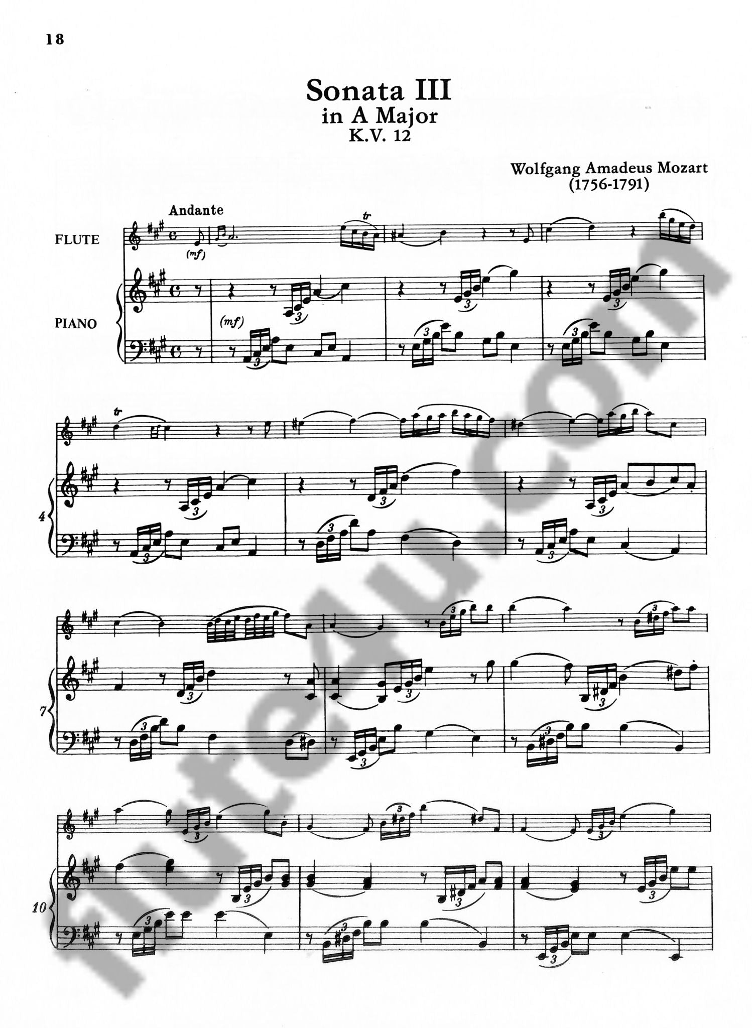 Mozart, WA :: Six Sonatas Vol. 1 (K. 10, 11, 12)