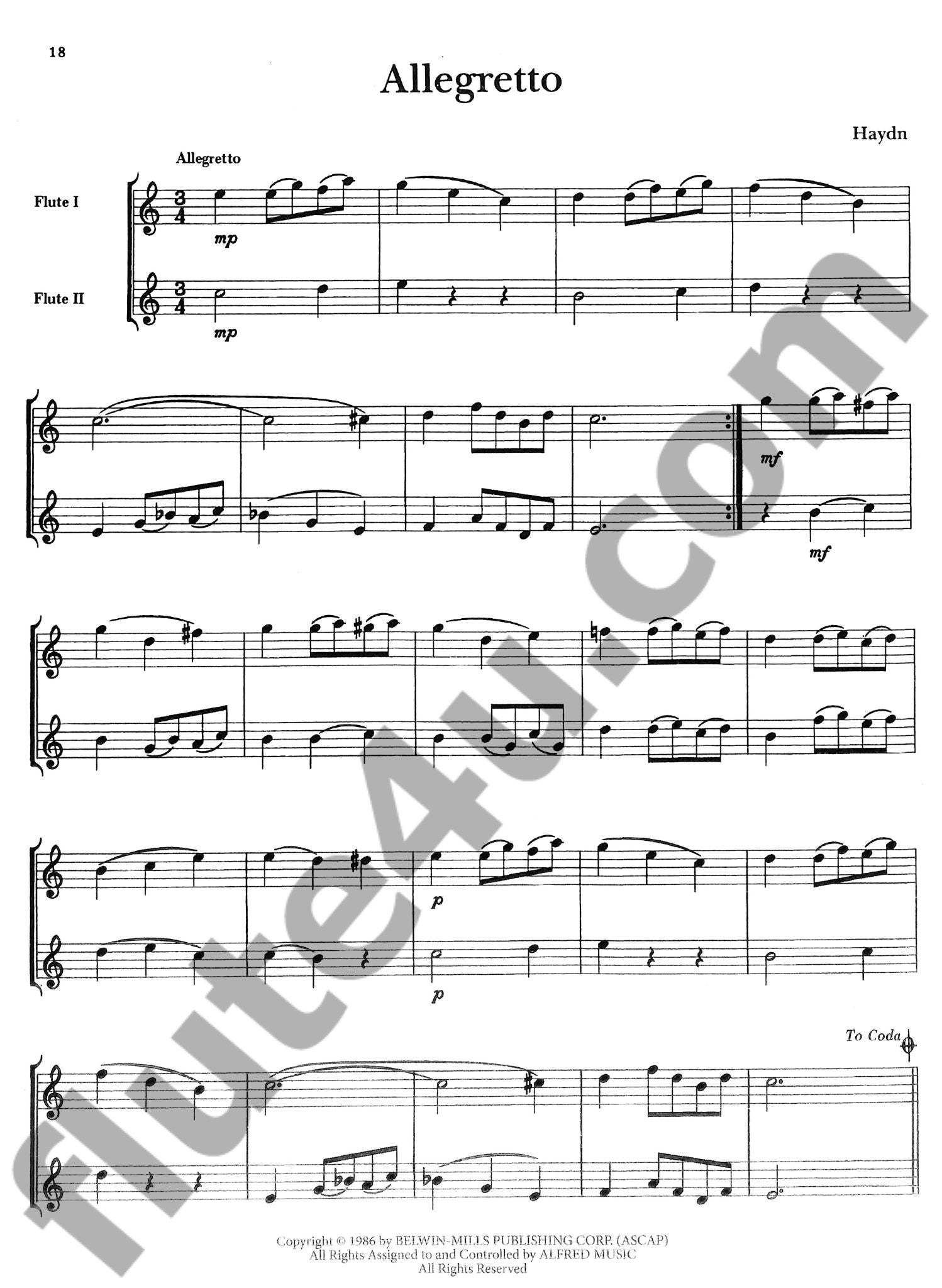 Various :: Belwin Master Duets Easy Volume 1