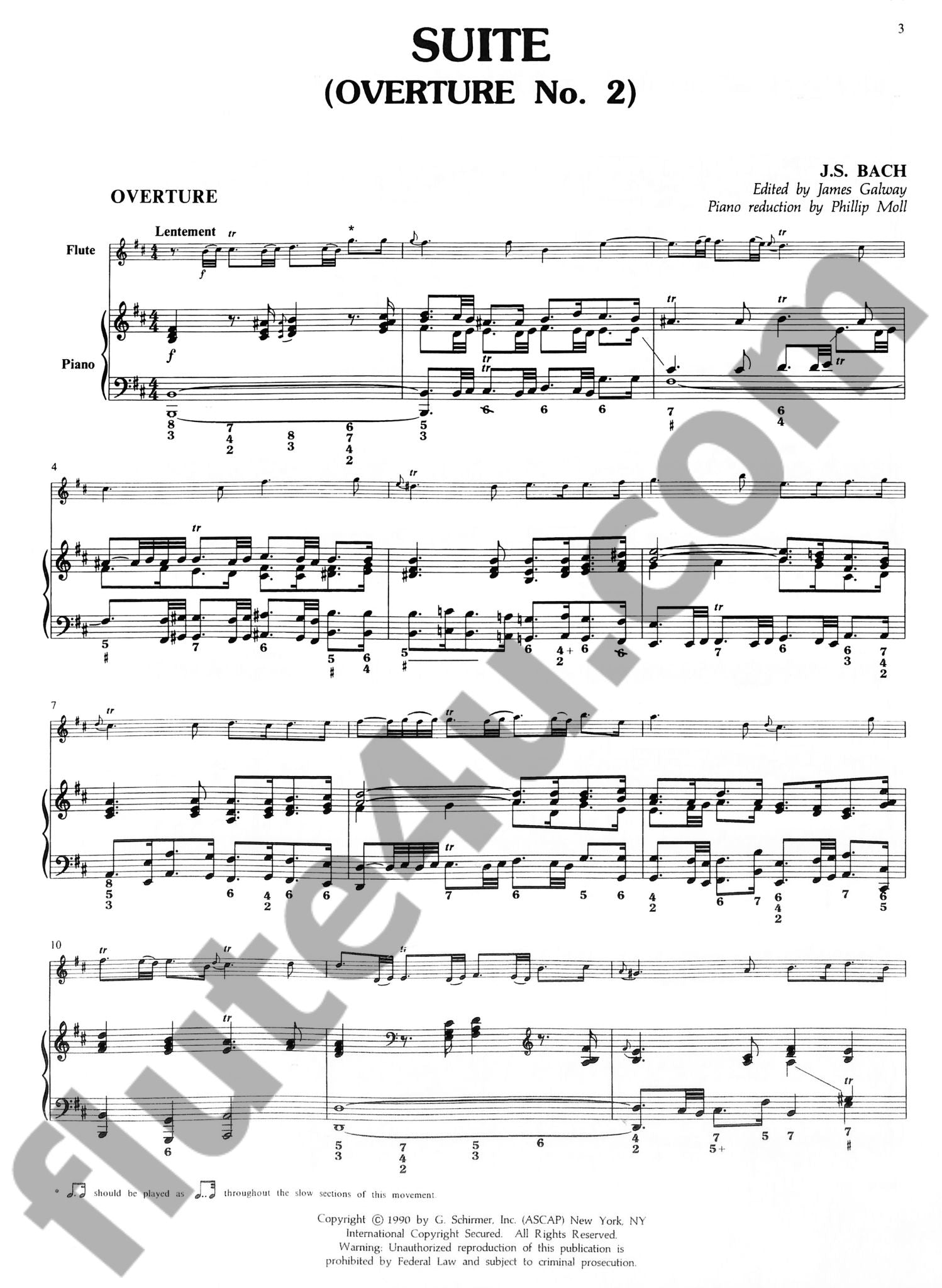 Bach, JS :: Suite in B Minor (Overture No. 2)
