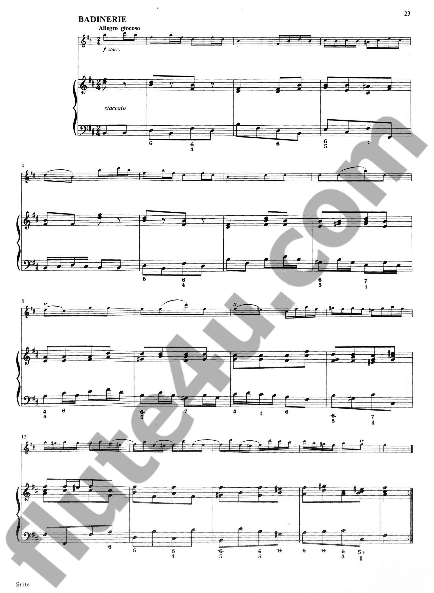 Bach, JS :: Suite in B Minor (Overture No. 2)