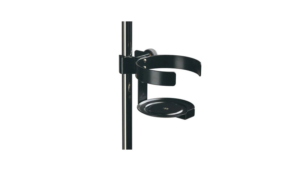 K&M Drink Holder with Music Stand Attachment - Black