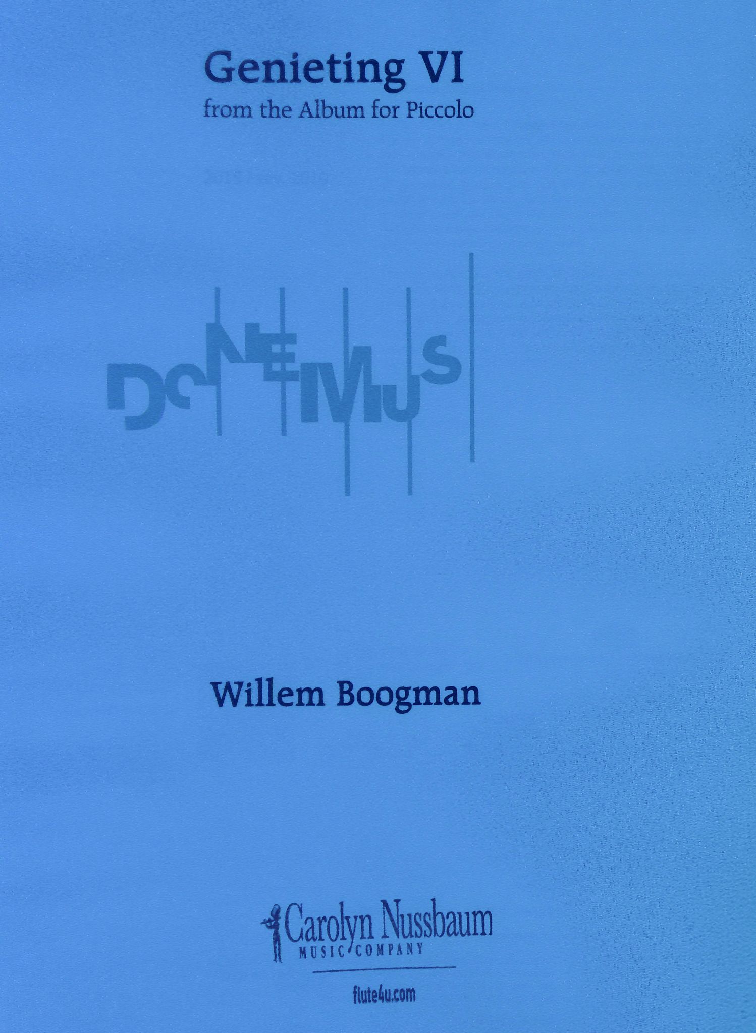 Boogman, W :: Genieting VI