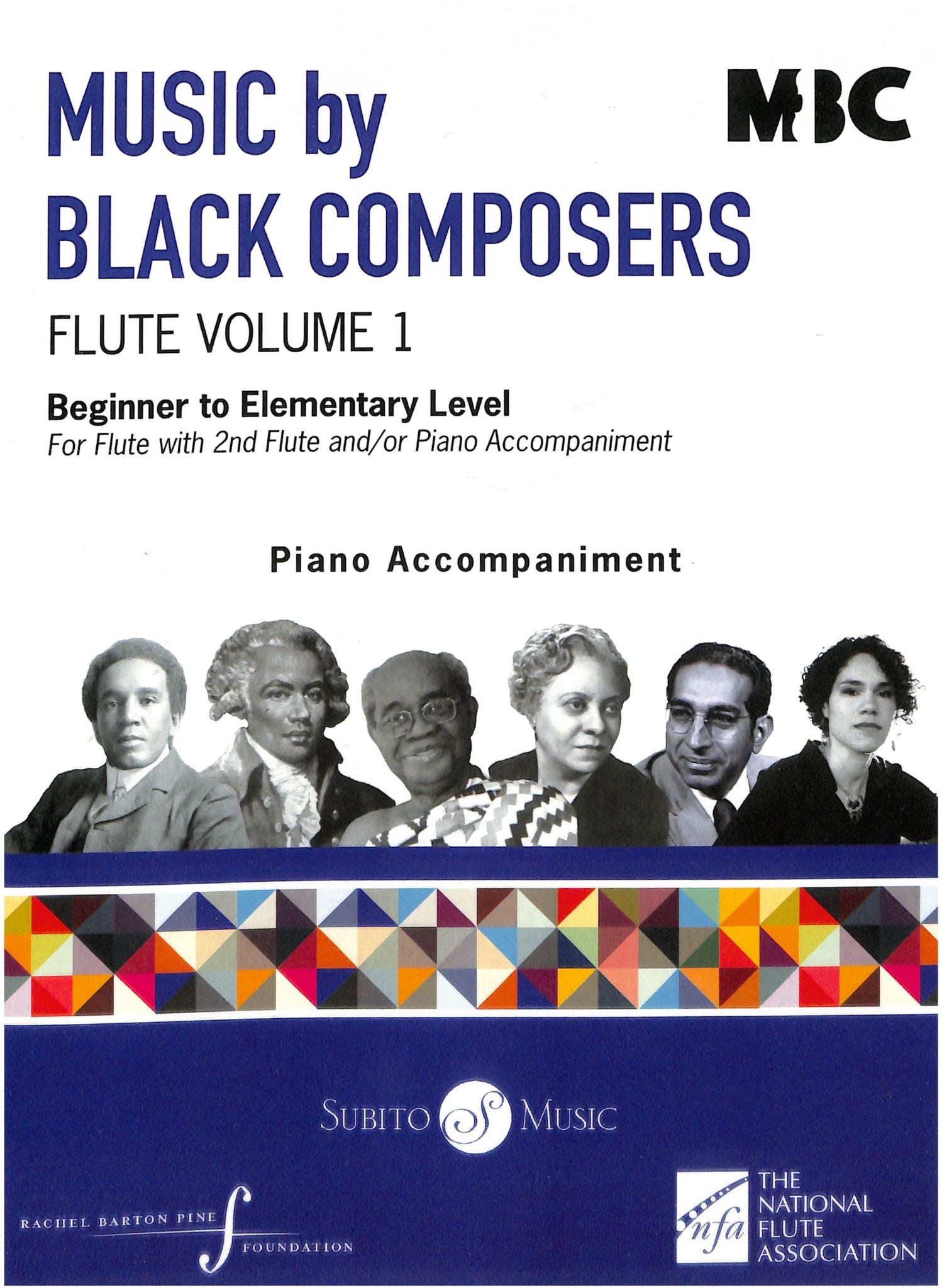Various :: Music by Black Composers, Flute Volume 1 - Piano Accompaniment