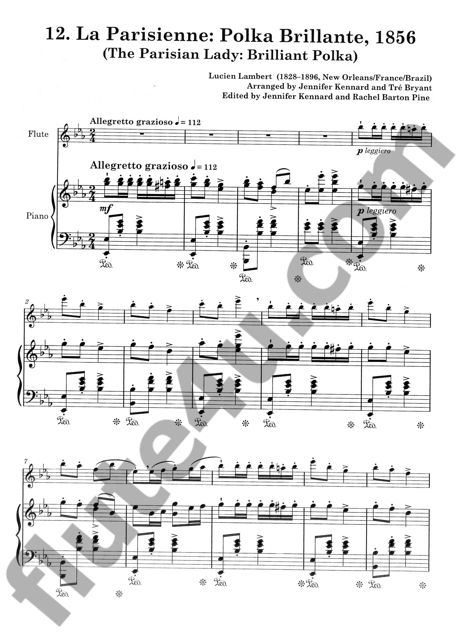Various :: Music by Black Composers, Flute Volume 1 - Piano Accompaniment
