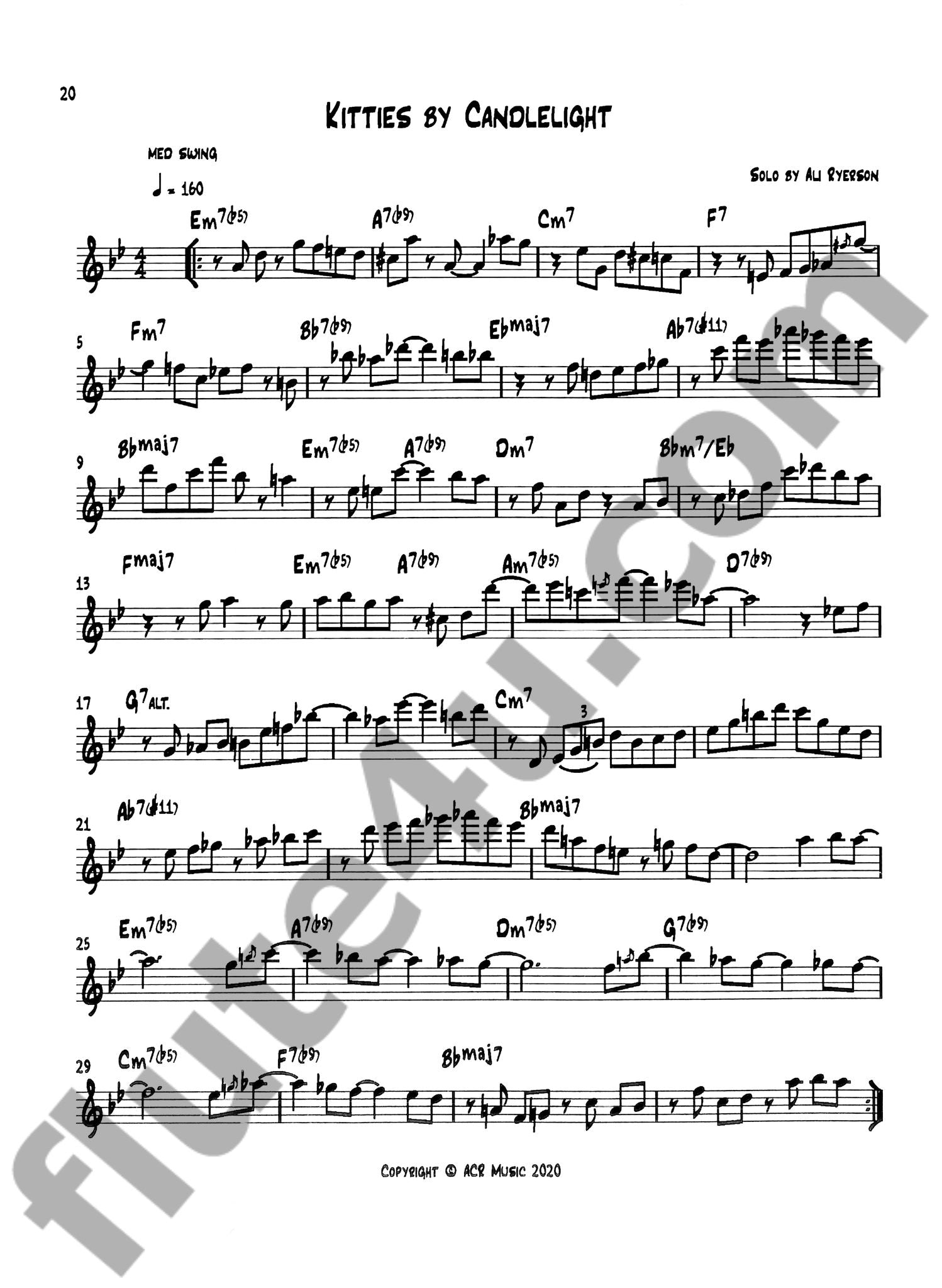 Ryerson, A :: Ali's Jazz Solos, Vol. 1