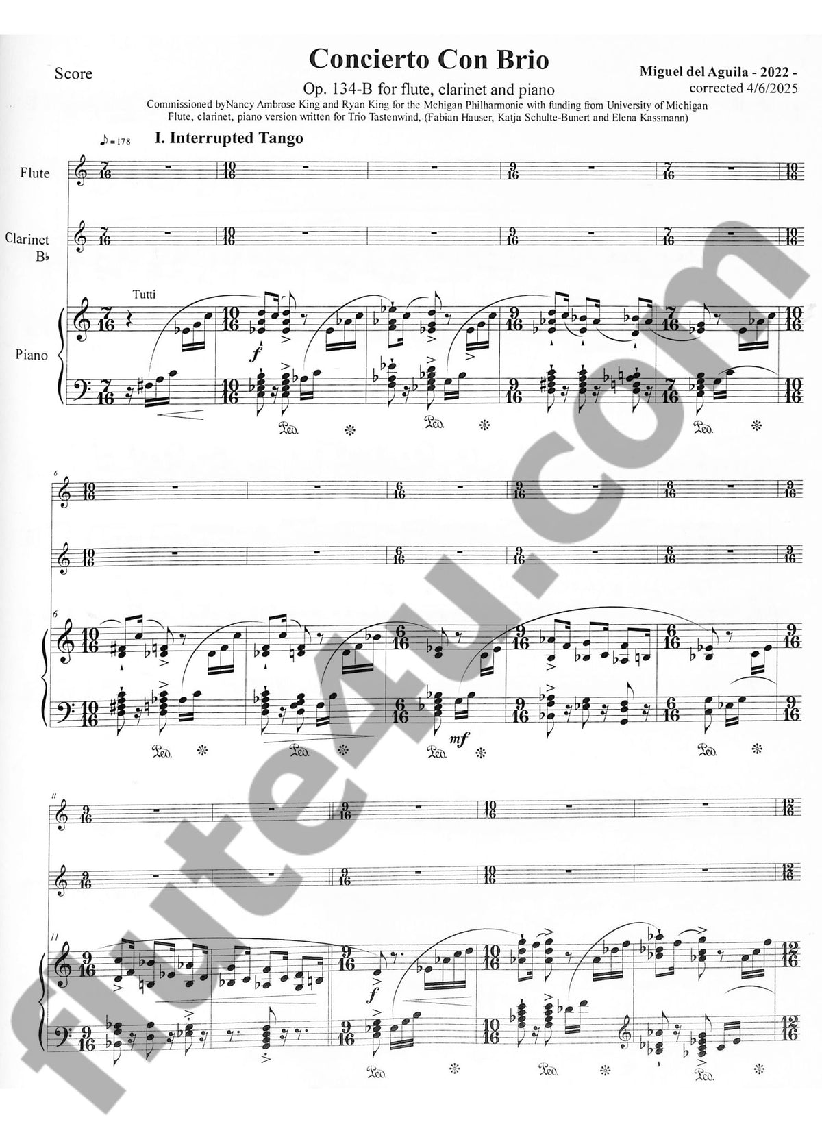 del Aguila, M :: Concierto con Brio