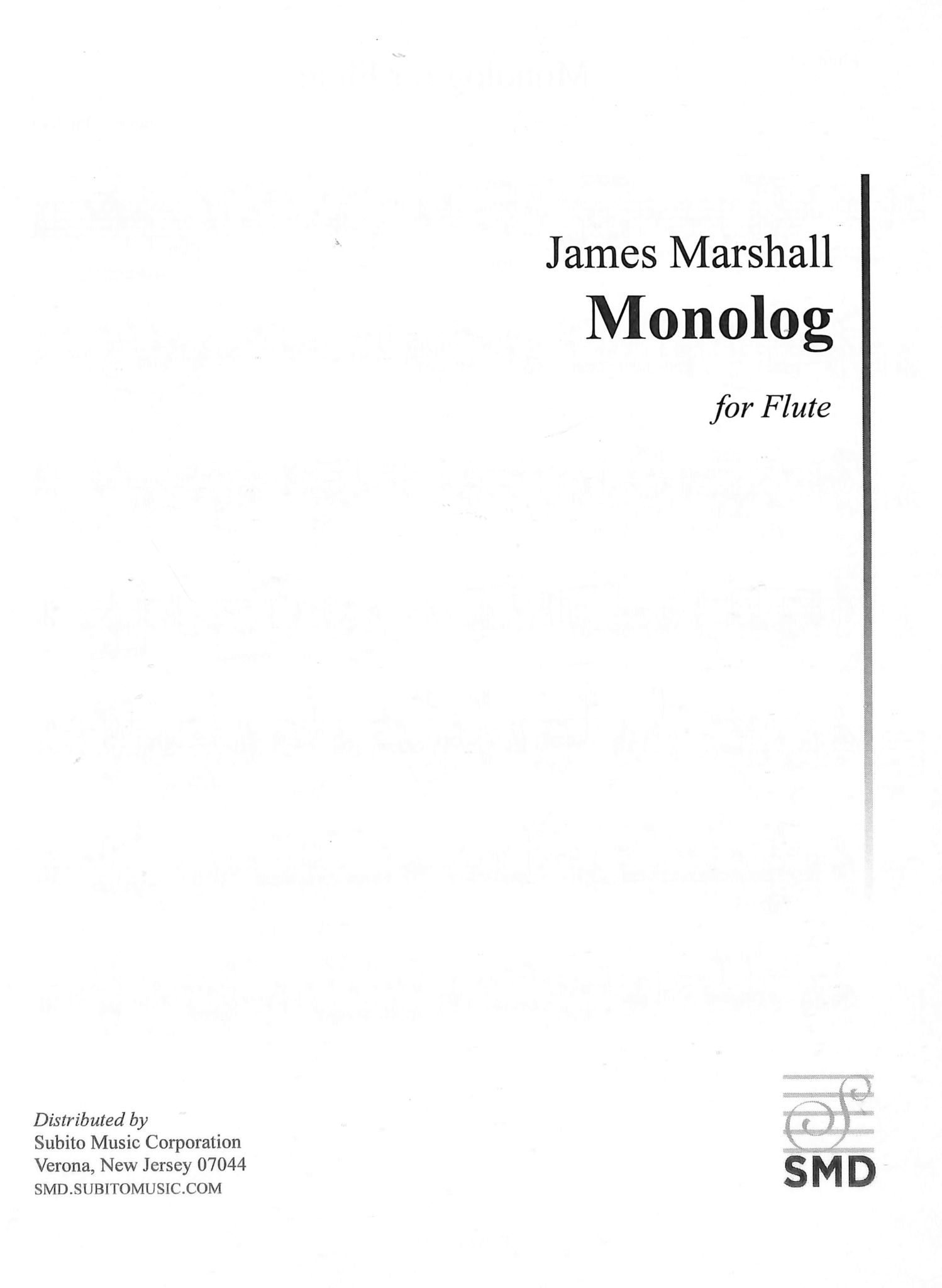 Marshall, J :: Monolog