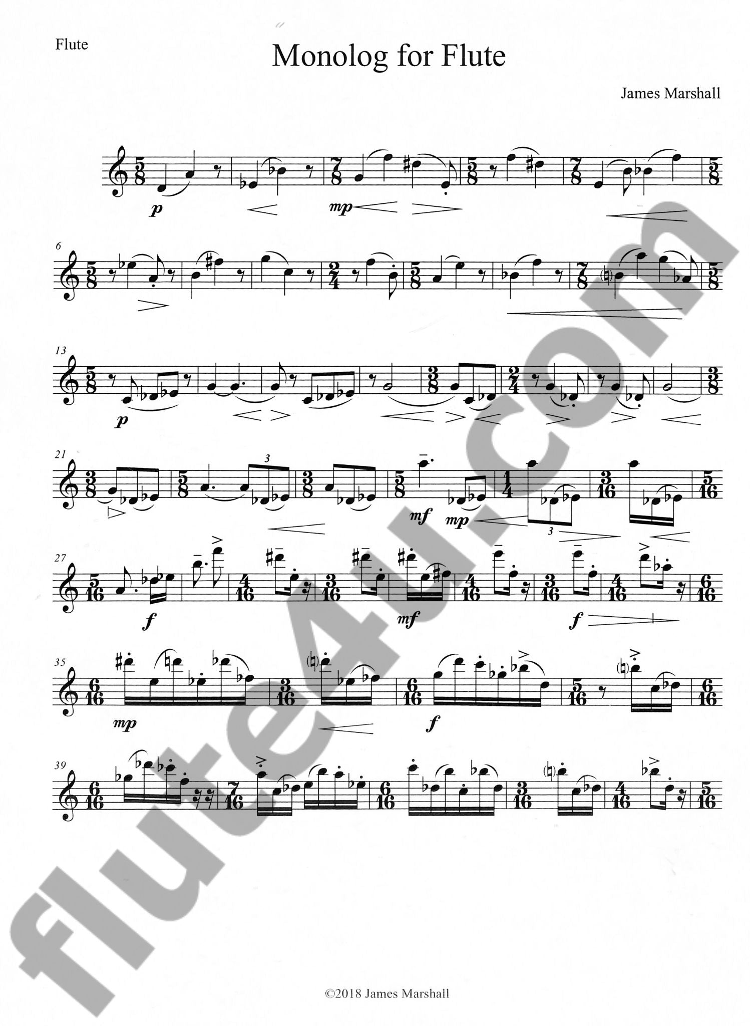 Marshall, J :: Monolog