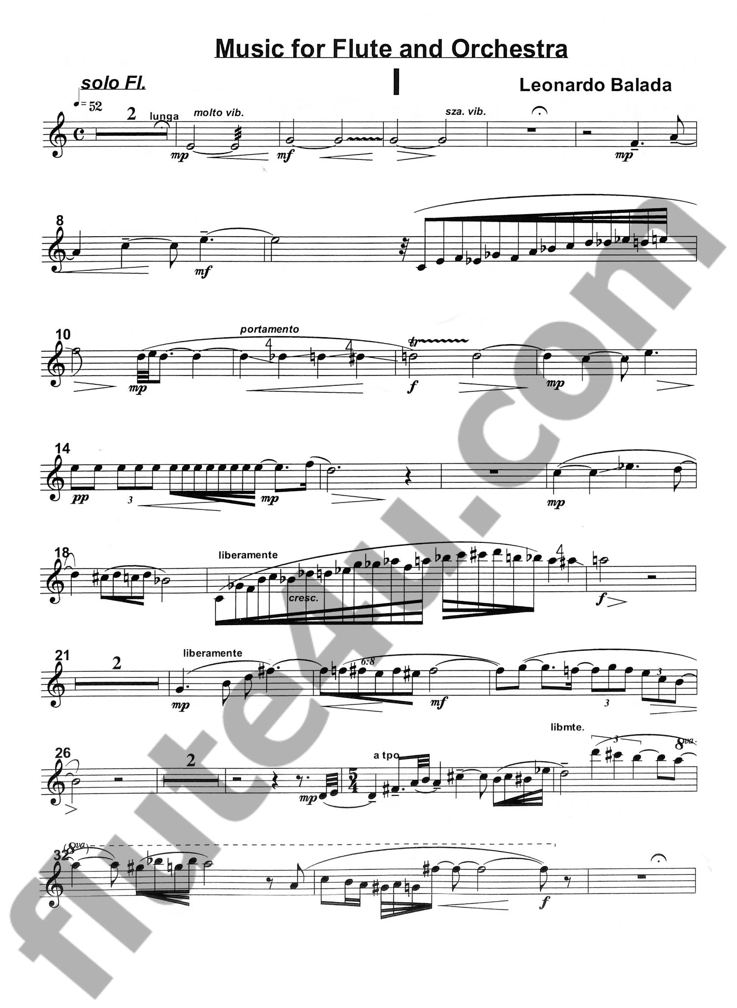 Balada, L :: Music for Flute & Orchestra [Music for Flute and Orchestra]