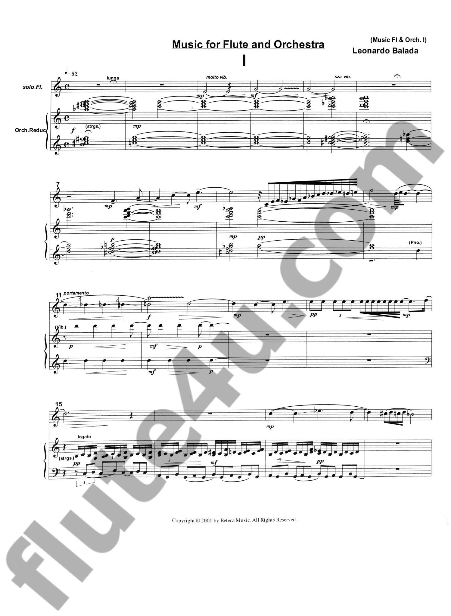 Balada, L :: Music for Flute & Orchestra [Music for Flute and Orchestra]