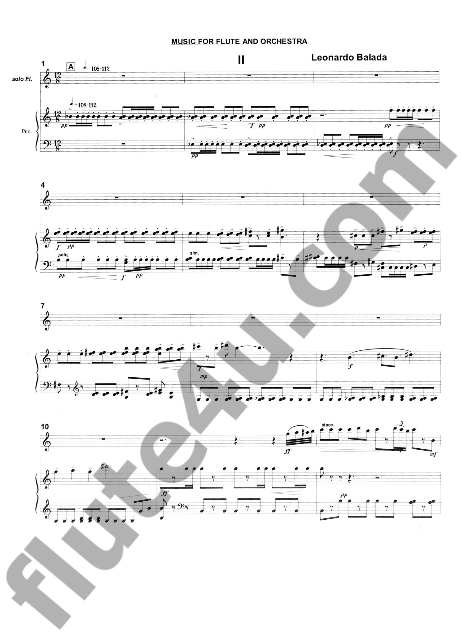 Balada, L :: Music for Flute & Orchestra [Music for Flute and Orchestra]