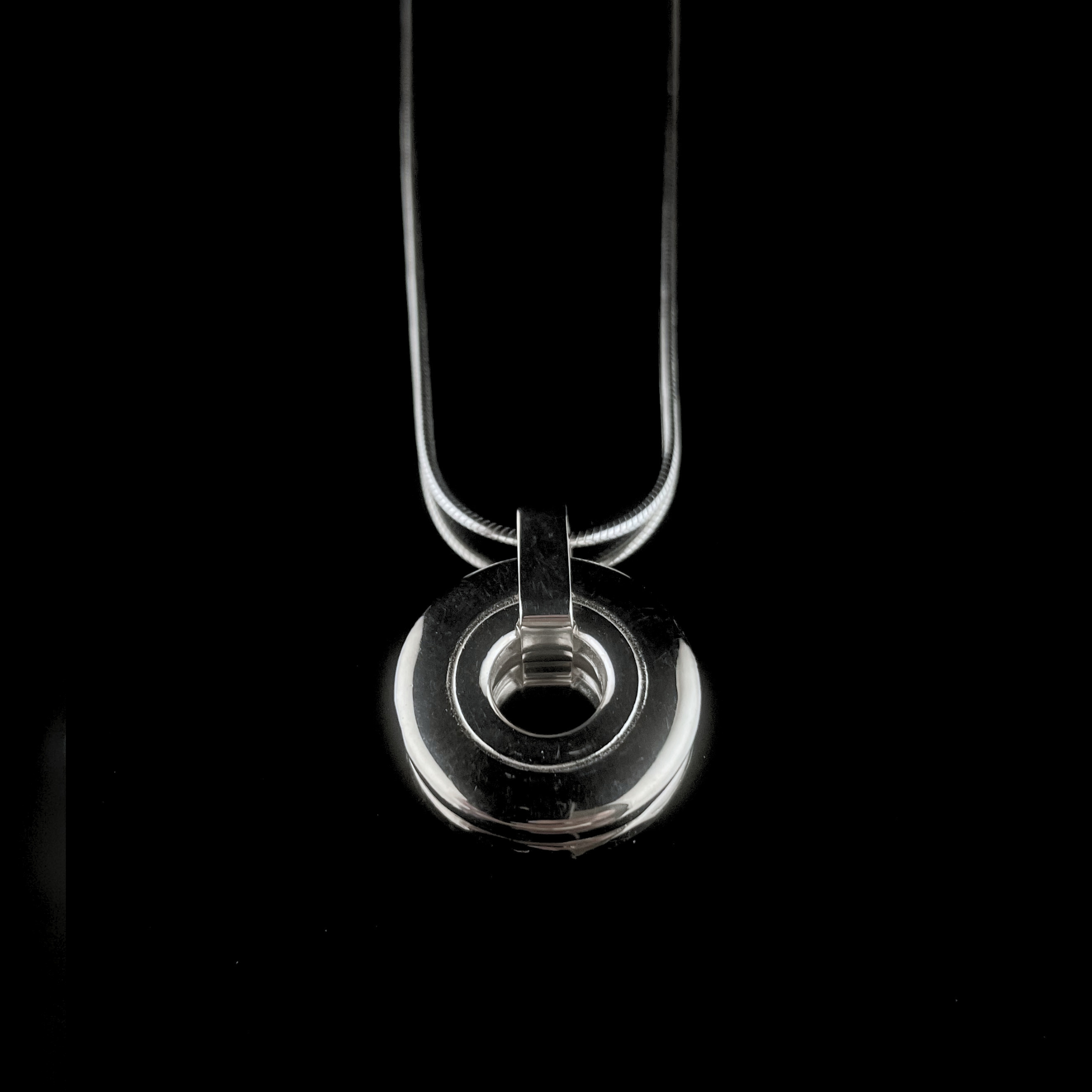 Necklace - Contemporary Open Hole Pendant