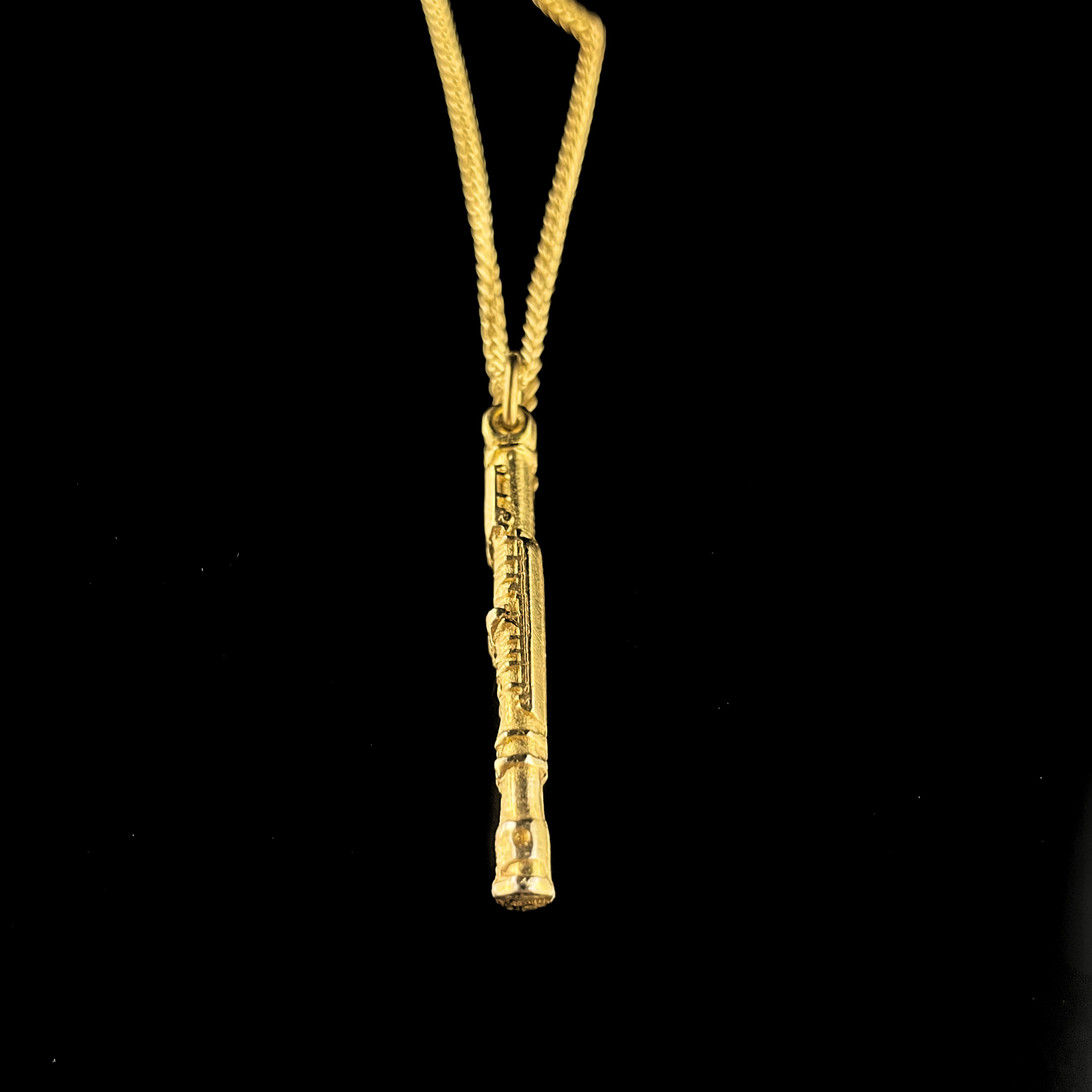 Necklace - Gold Flute