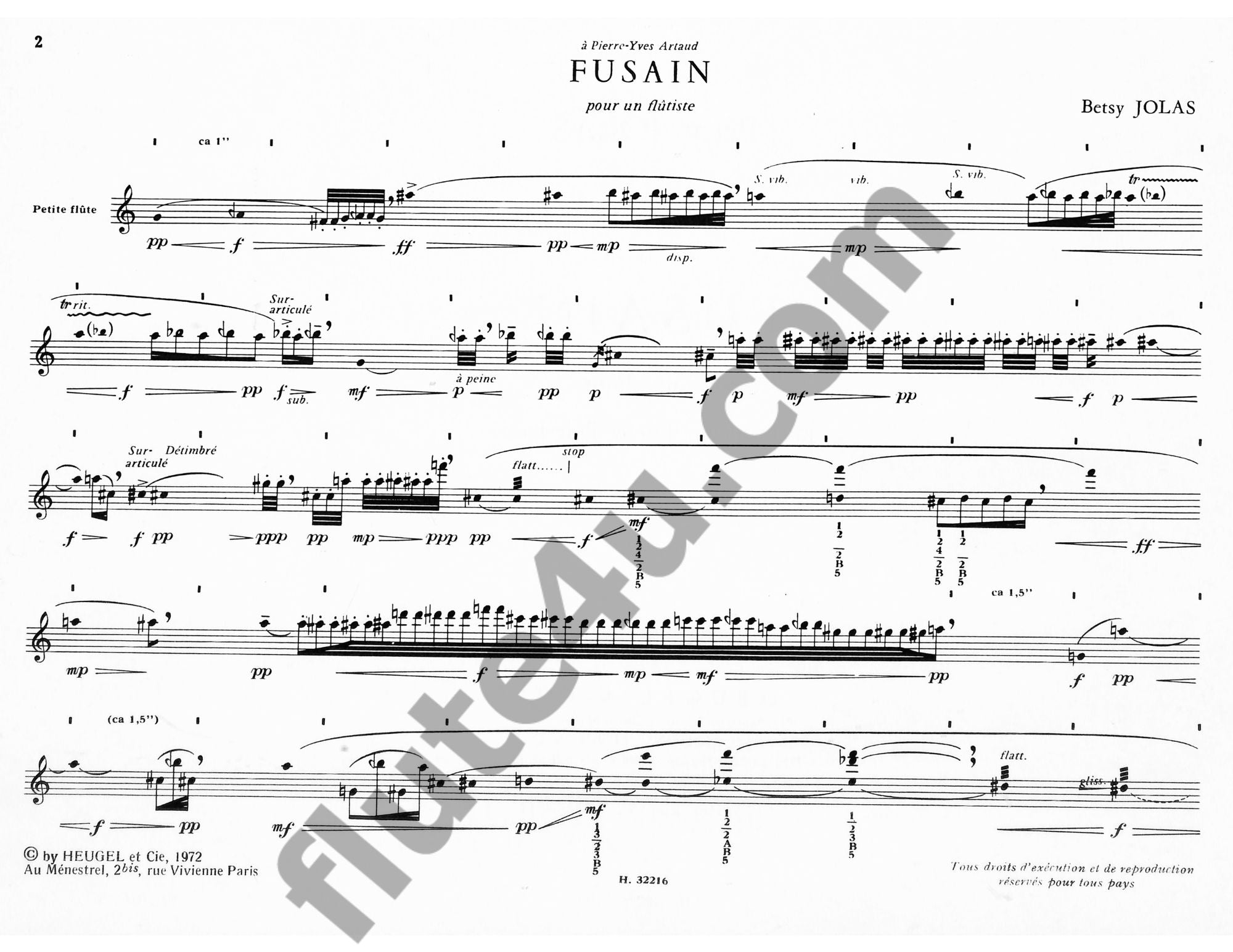 Jolas, B :: Fusain