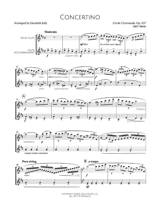 Chaminade, C :: Concertino, op. 107