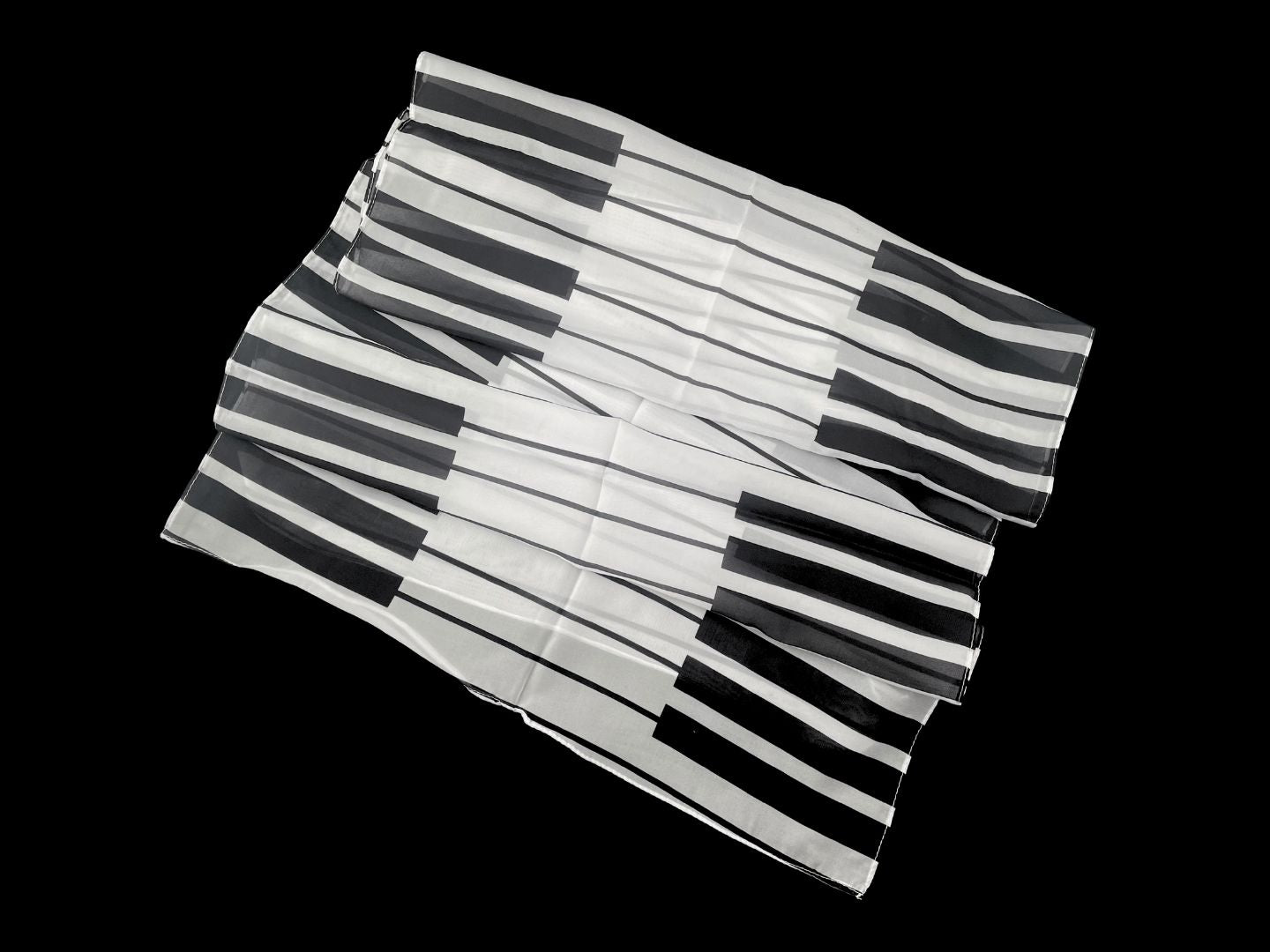 Scarf - Chiffon Piano