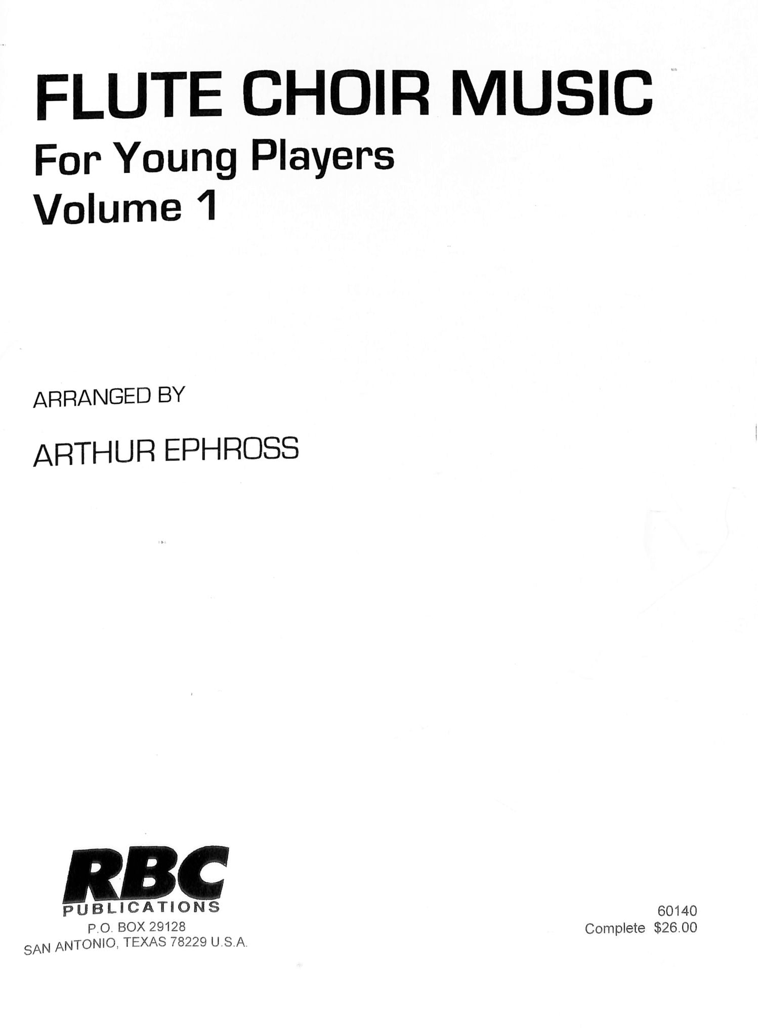 Various :: Flute Choir Music for Young Players Volume 1