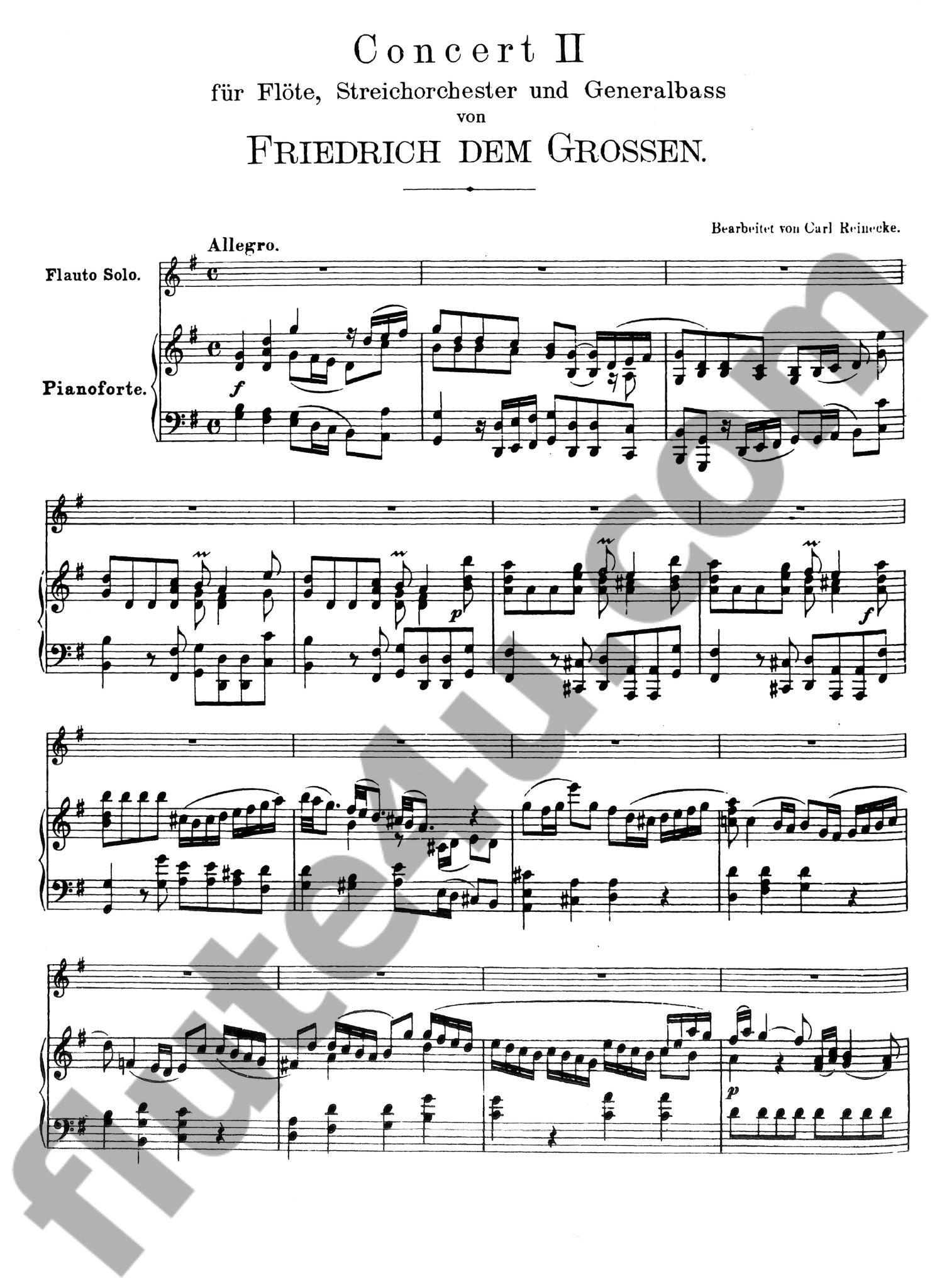 Frederick the Great :: Four Concertos