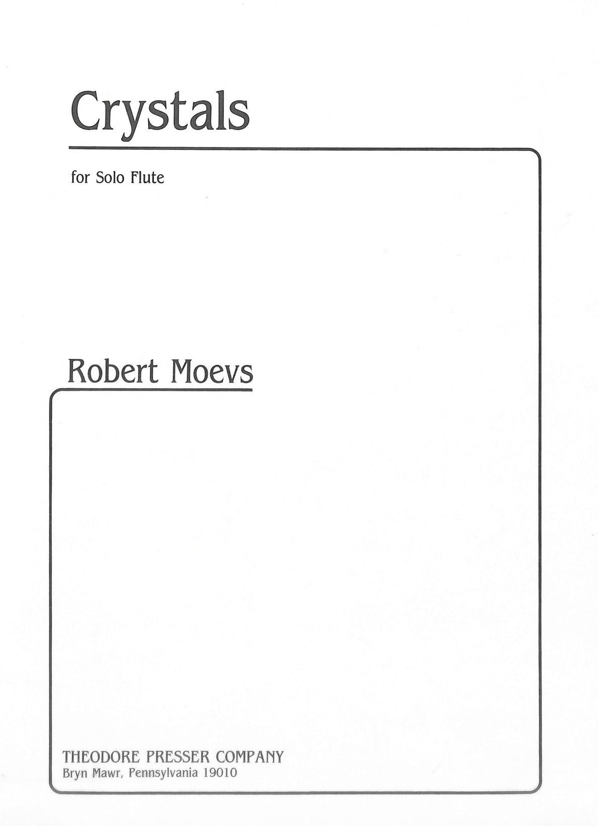 Moevs, R :: Crystals