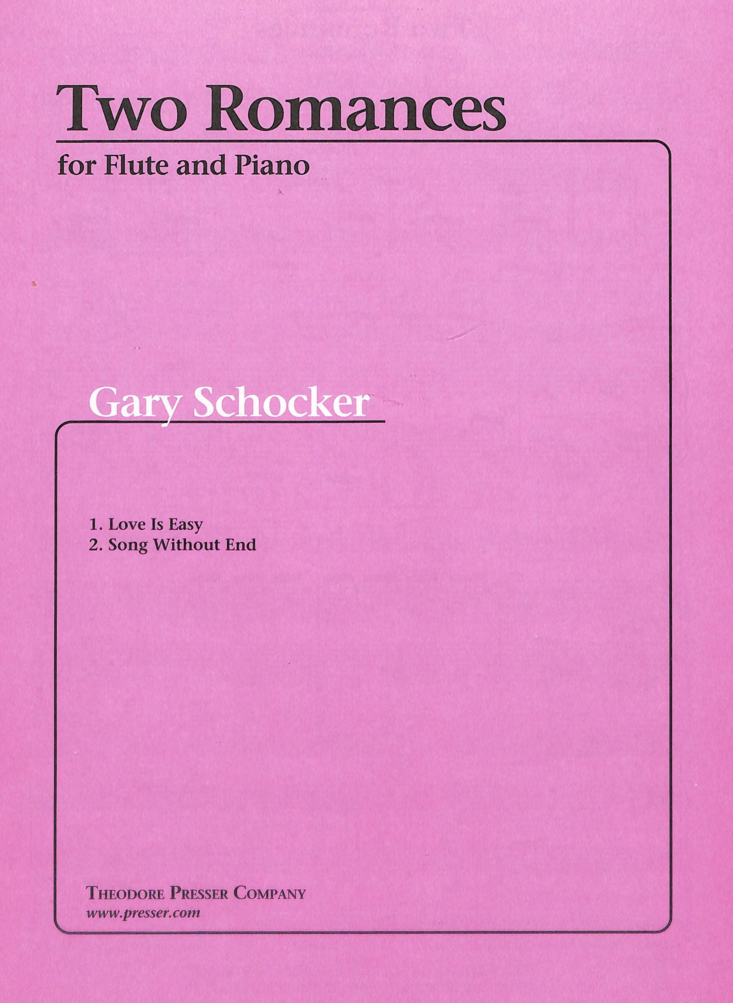 Schocker, G :: Two Romances